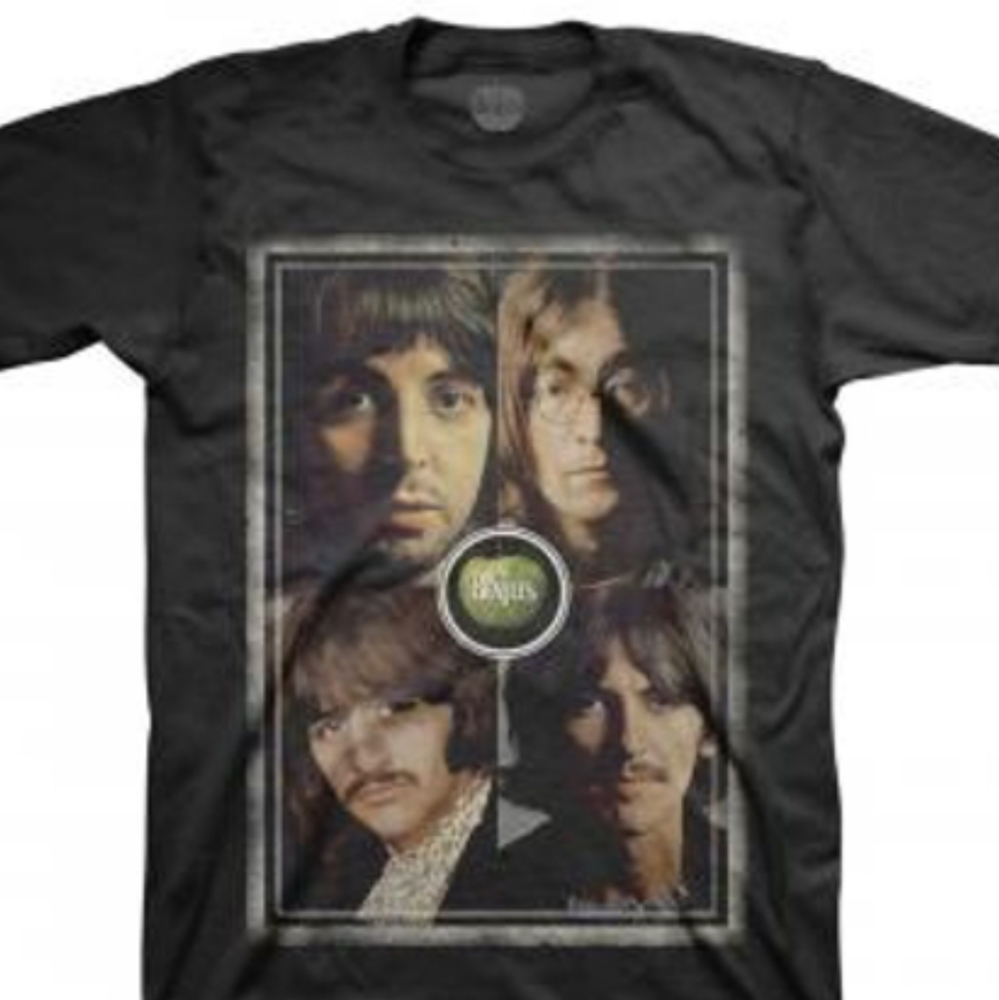 Beatles Adult T-Shirt: Let it be - Apple